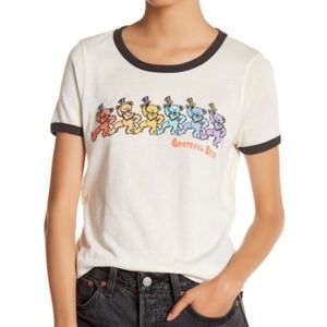 JUNK FOOD + The Grateful Dead Rainbow Bears Tee